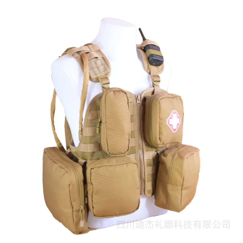 Multifunctional Forest Fire Vest Generation Flame Retardant Aramid Tactical Vest Oxford Outdoor Self-Rescue Escape Portable