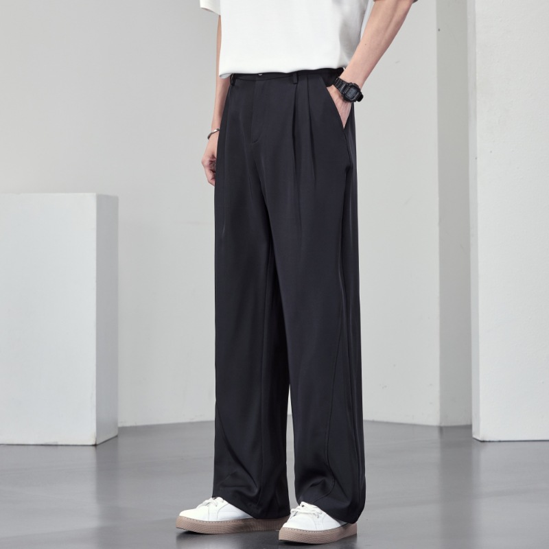 JYF-2571 Dape прямые брюки мужские 2025 весна/лето модные брюки японского стиля свободные широкие брюки