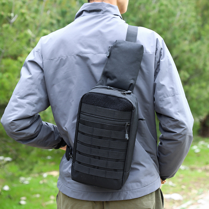 Outdoor Mountaineering and Cycling Chest Bag Export Tactical Waterproof Portable Camouflage Crossbody Bag Multi-Purpose Shoulder Bag Men's Cross-Border