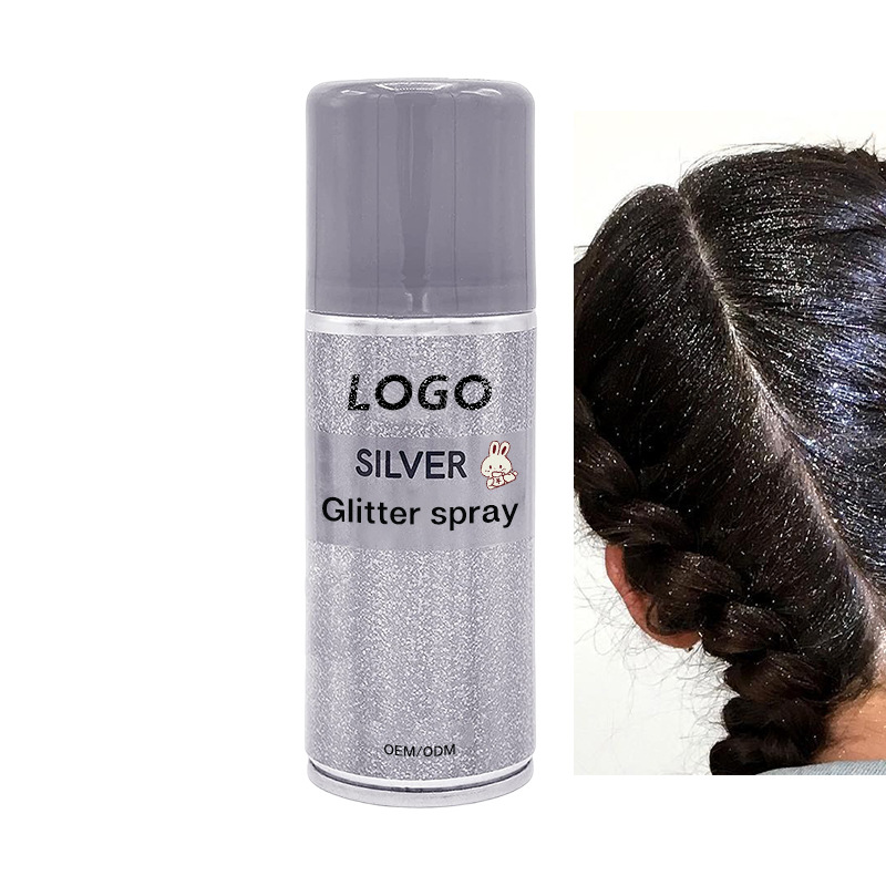 Customized Glitter Spray Clavicle Arm Body Glitter Spray Body Hair Cross-Border Makeup Party Nightclub Spray