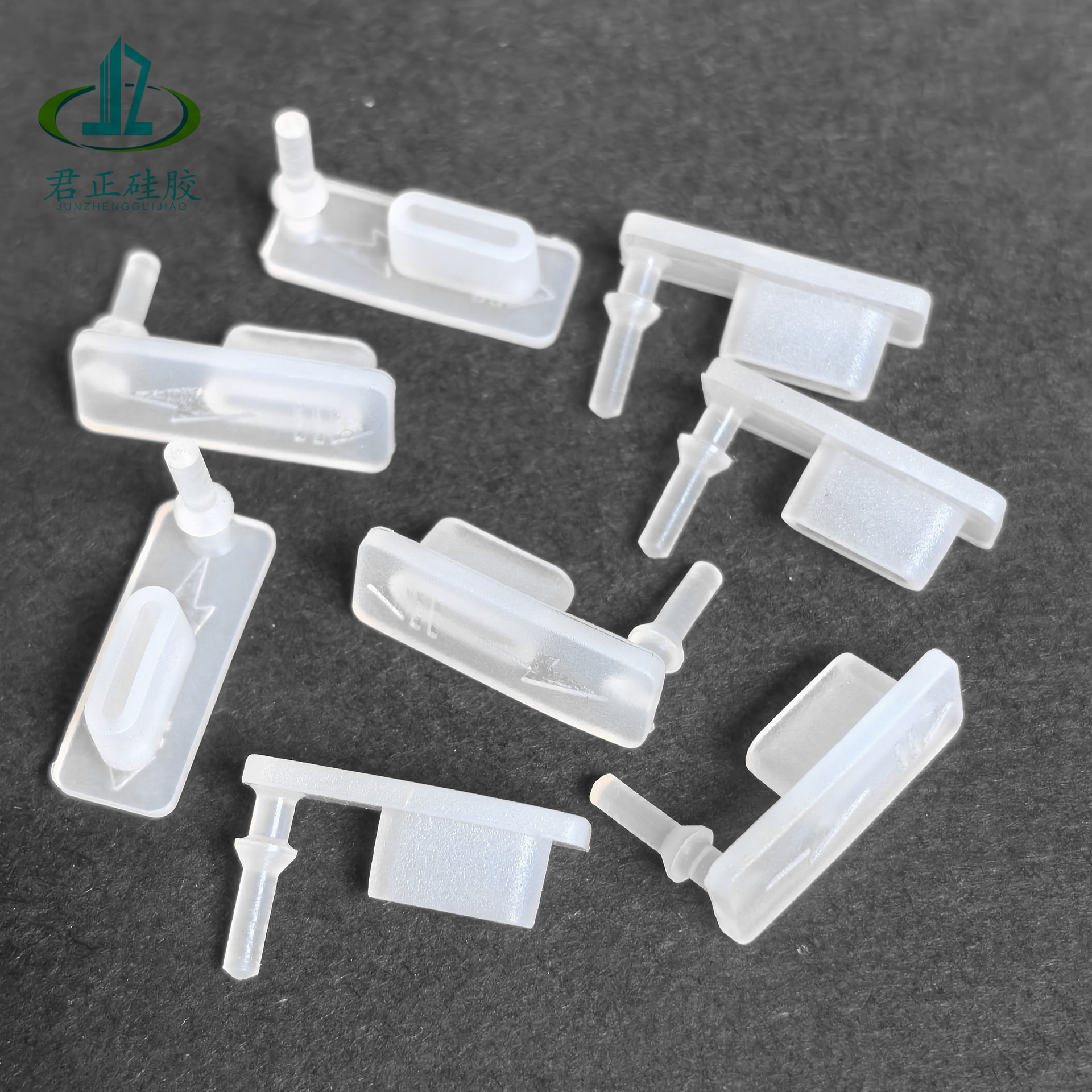 16*6 square typec dust plug usb waterproof plug type-c dust cover charging port silicone plug