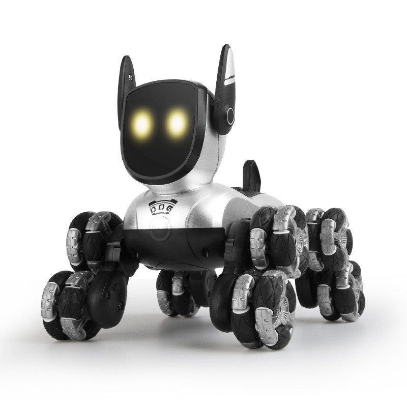 Remote control car eight-wheel stunt mechanical dog climbing off-road vehicle electronic machine dog gesture induction voice control children's toy