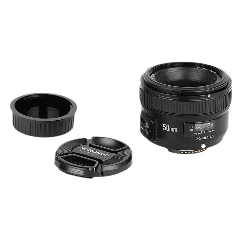 Yongnuo Yn50Mmf1.8 Is Suitable for Canon Ef Port Small Spittoon Portrait Fixed Focus Lens Autofocus Lens