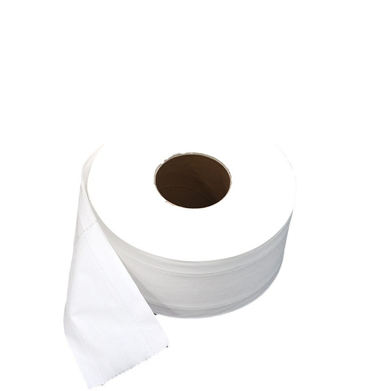 12 rolls of whole box large paper hotel toilet large roll toilet paper raw wood pulp disc paper 4 layers of commercial large roll paper