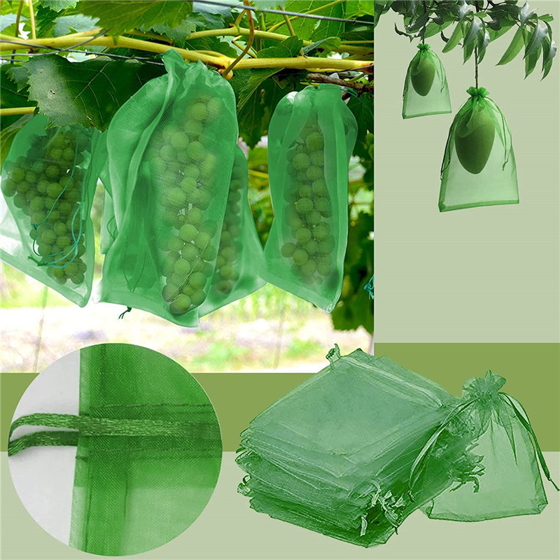 Fruit Bagging, Insect-Proof and Bird-Proof Gauze Mesh Bag, Strawberry Bagging, Breathable Grape Bag, Fig Guava Insect-Proof Mesh Bag
