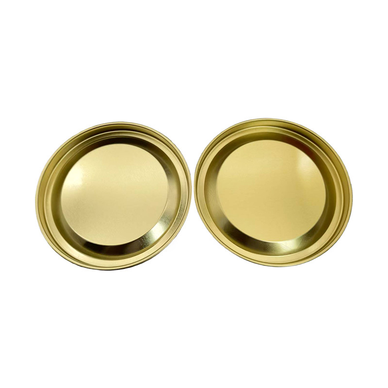 Factory Direct Supply Pagoda Lid Two-Piece Set Plastic Can Lid Tea Milk Powder Rice Flour Tea Medicine Candy Can Tinplate Lid