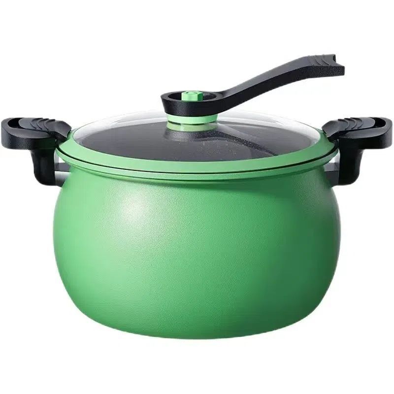 Household multi-function pot large capacity universal soup pot pumpkin micro pressure cooking pot non-stick micro pressure pot soup pot