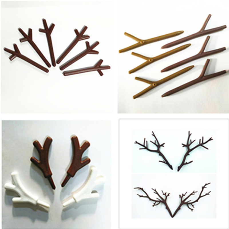 Factory Direct plastic antler toy accessories Christmas Snowman hand Christmas craft DIY accessories pendant