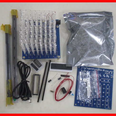 3D8 Light Cube DIY Kit (573 2803 5a60s2)8*8*8 Light Cube Kit Send Data