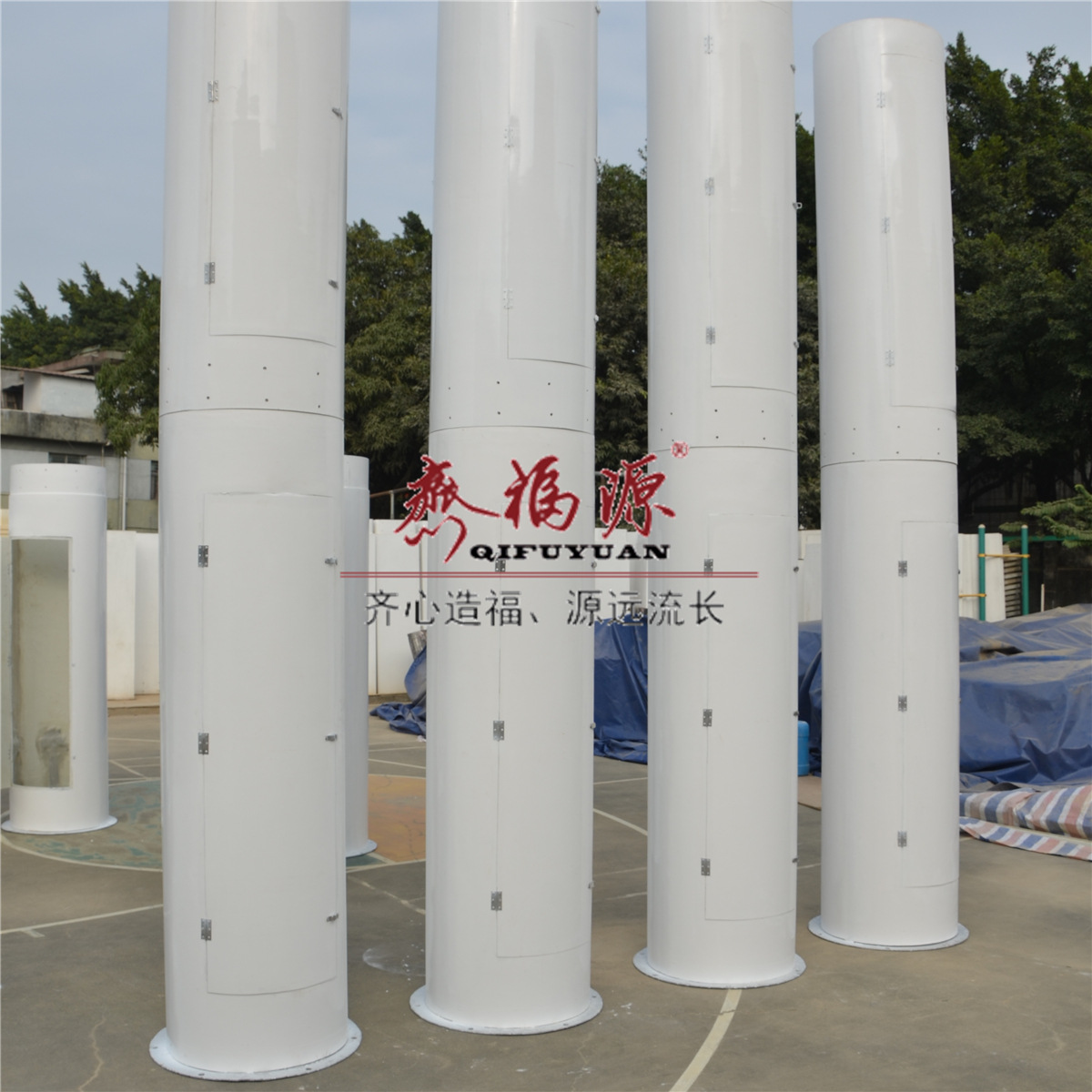 5g Signal Air Conditioning Radome Fiberglass Beautification Cover Communication Base Station Protective Cover Square Cylindrical Beautification Cover