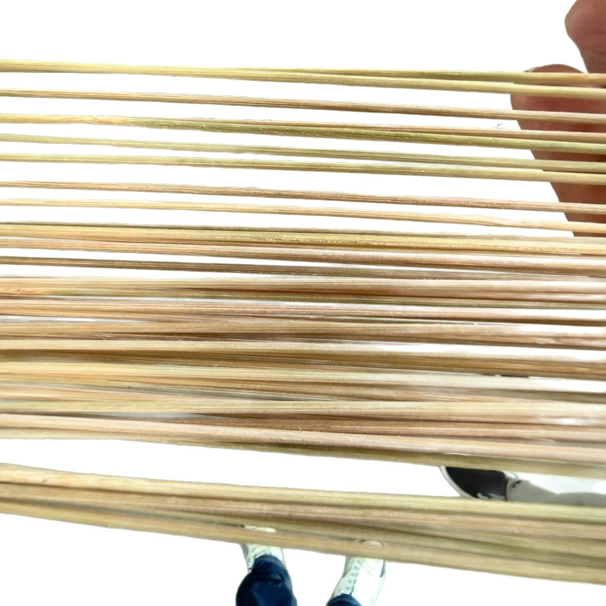 Discounted Supply of 1.8 Round Bamboo Strips, Grasshopper Cages Bird Cages Use Bamboo Strips and Bamboo Skewers.