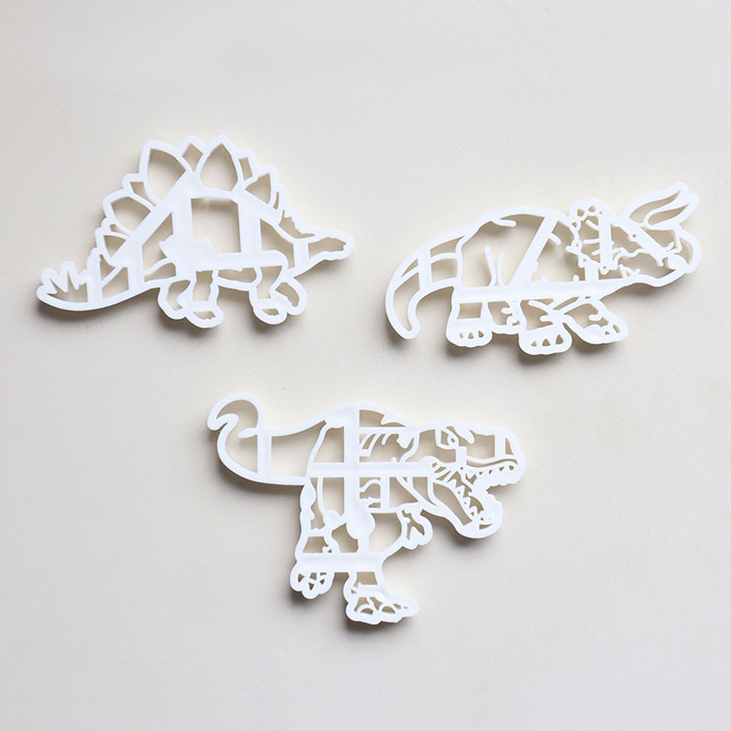 New Tyrannosaurus rex plastic dinosaur seal grinding tool white embossing tool diy jurassic dinosaur seal mold