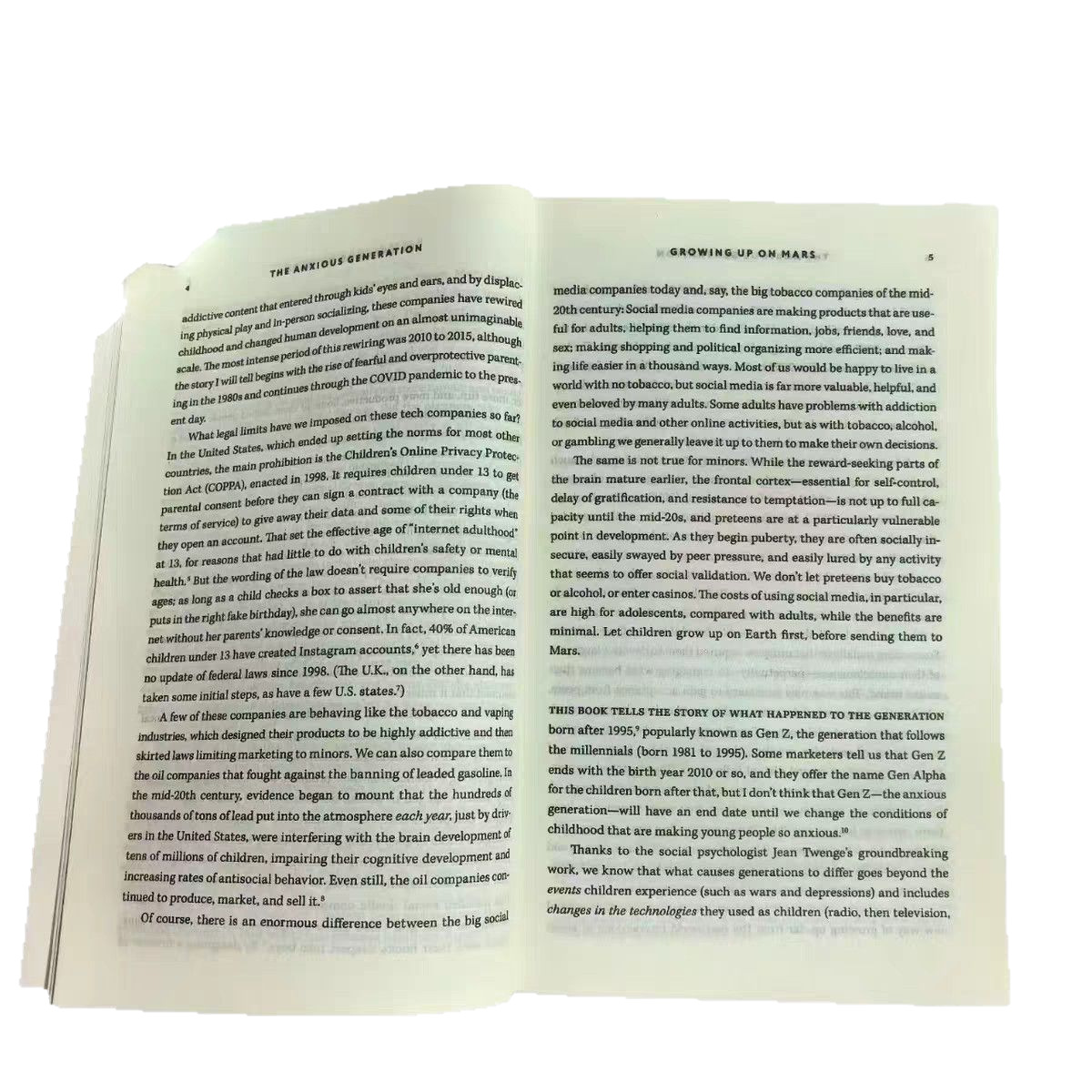 The Anxious Generation English Version The Anxious Generation New York Times Bestseller