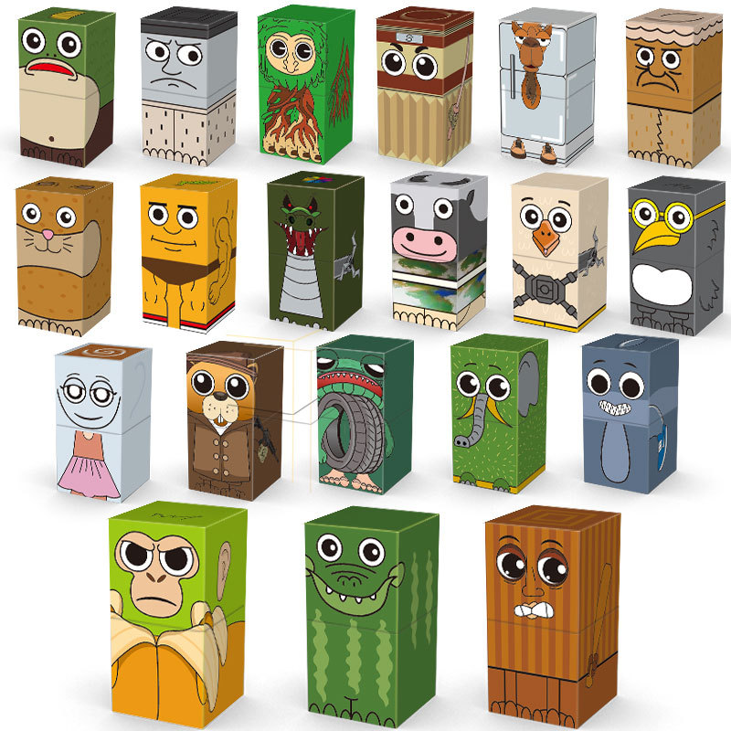 Cross-Border Overseas Version Ai Shan Hai Jing Magnetic Cube Building Blocks Magnetic Connection Boy Toy Kidsren's Gift