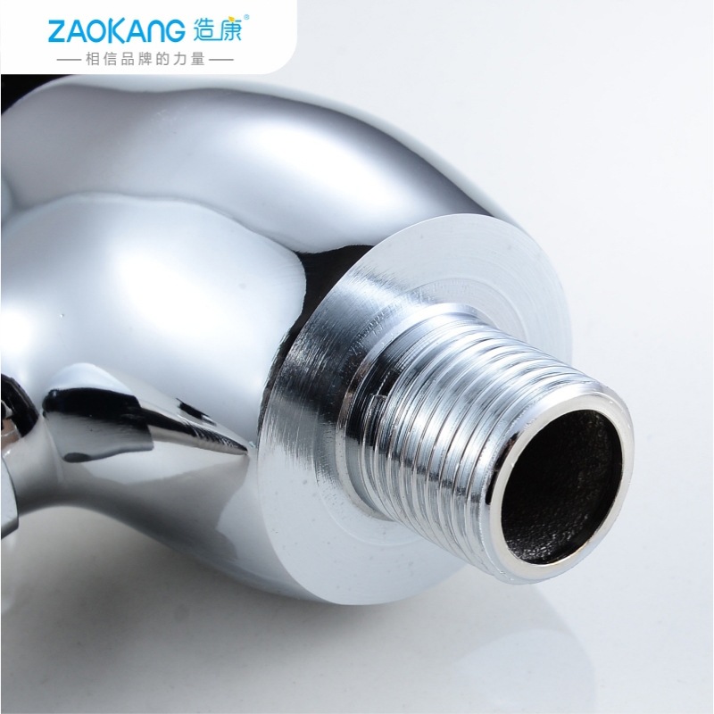 Ziekang All-Copper Urinal Flush Valve Concealed Hand-Pressed Delay Flush Valve Public Toilet Toilet Self-Closing Valve
