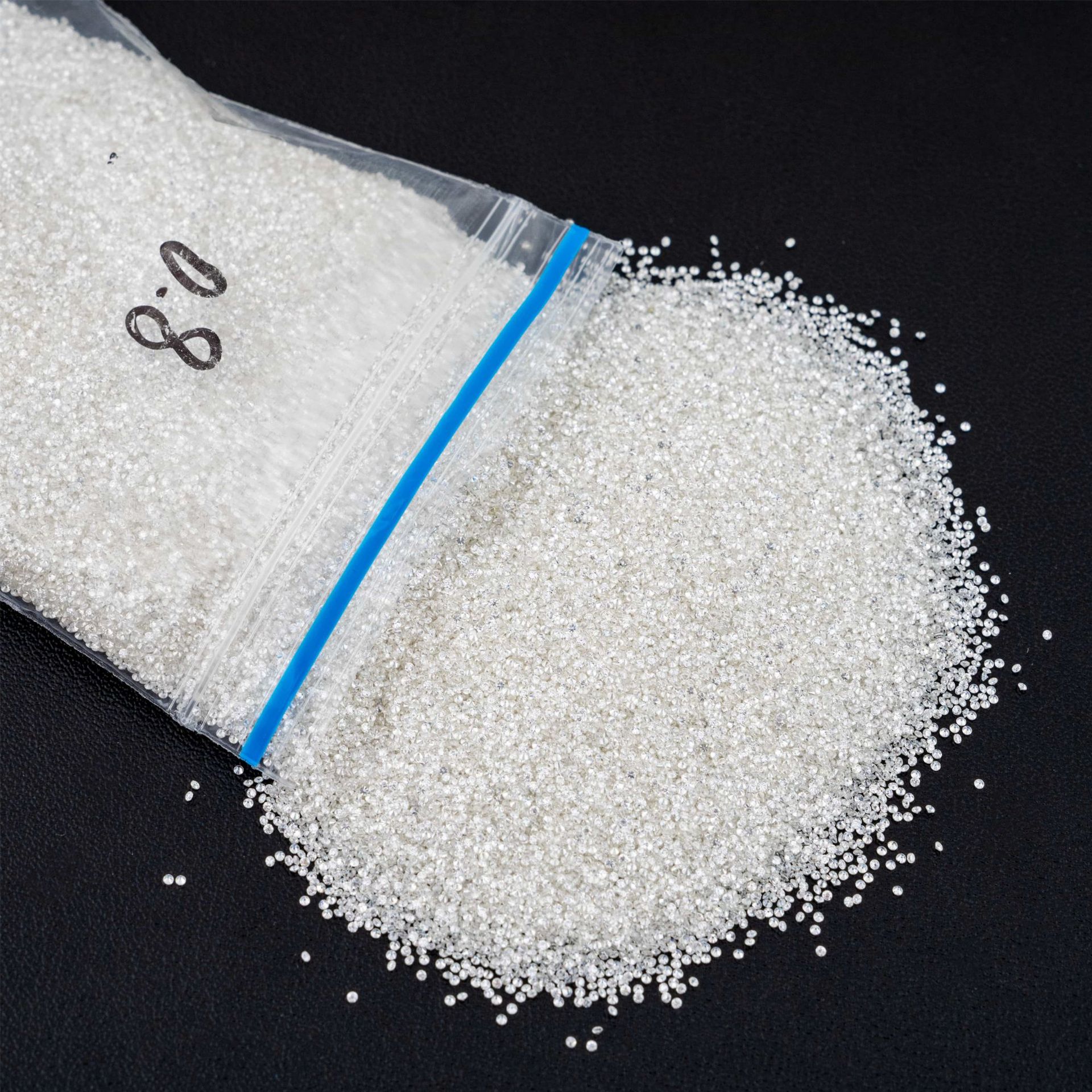 Moissanite Small Diamonds D Color Vvs Clarity 0.7Mm-3.0Mm Ultra-White Diamonds in Stock Jewelry Inlaid with Stones