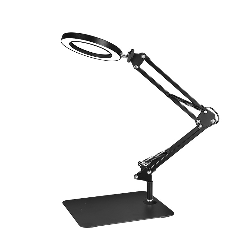 Repair magnifier lamp makeup beauty nail beauty eyelash work folding portable eye protection reading learning table lamp