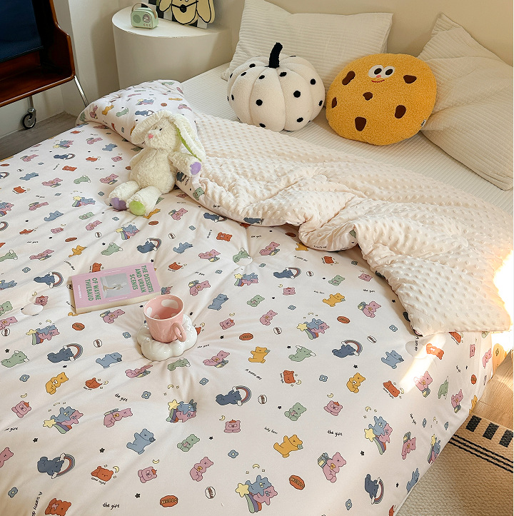 Квилт Класса А Вязаный Хлопковый Шапка Квилт Весенний и Осенний Квилт Зимний Квилт Соевый Квилт Ядро Ребенок Взрослый Односпальный Двойной Квилт