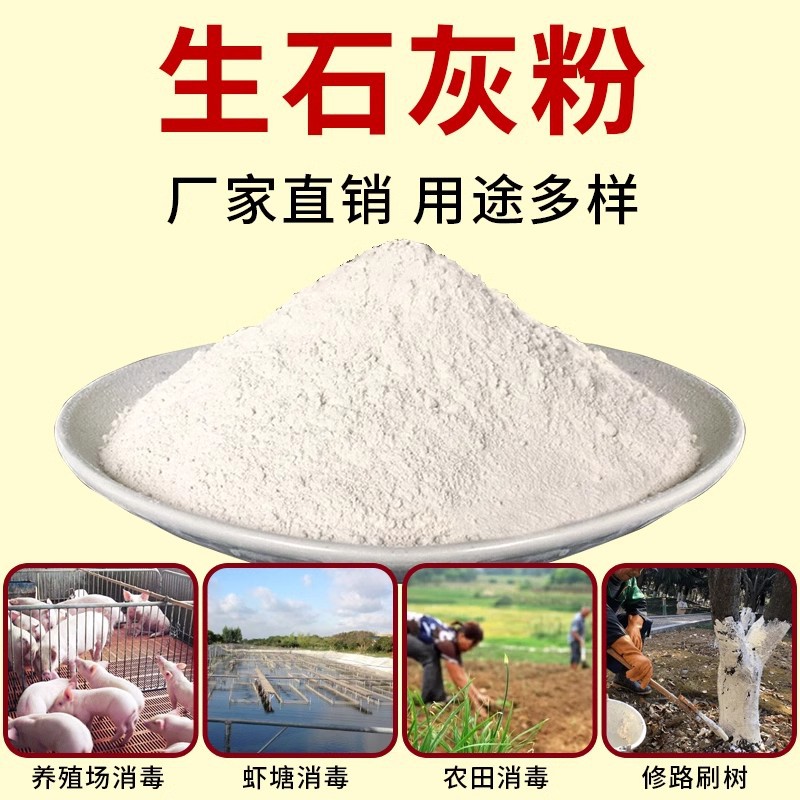 Guanghui Quicklime Powder Sterilization, Disinfection, Insecticidal Desiccant, Dehumidification, Moisture Absorption, Tree Brushing, Insect Repellent, Water Quality Purification, Wholesale