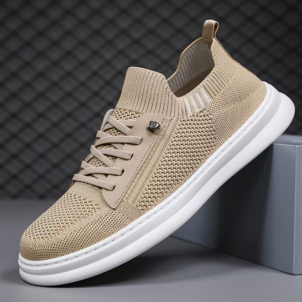 Men's Shoes Summer Mesh Breathable Thin Mesh Shoes Men's Slip-On Casual Sports Shoes Trendy Shoes Men's Shoes