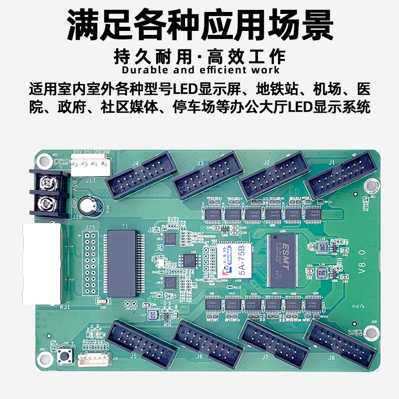CArlight 5A-75B Full Color led DisplAy Receiving CArd Indoor DigitAl Screen Advertising Screen LArge Screen Control CArd