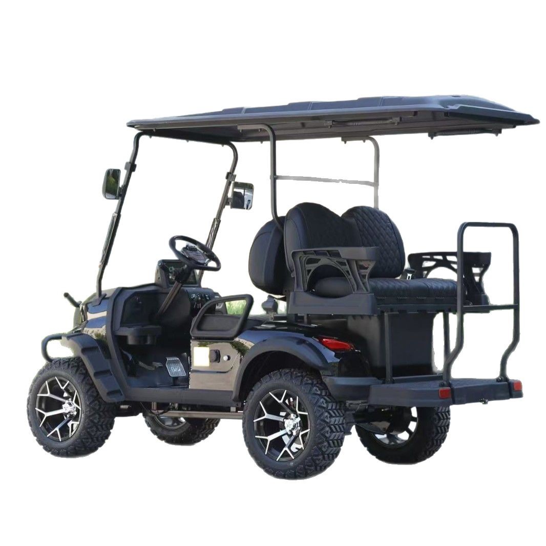 Power-Saving and Durable Golf Cart with 4 Seats and Long Battery Life. Factory Direct Supply of Golf Carts for Scenic Spots, Resorts and Hotels