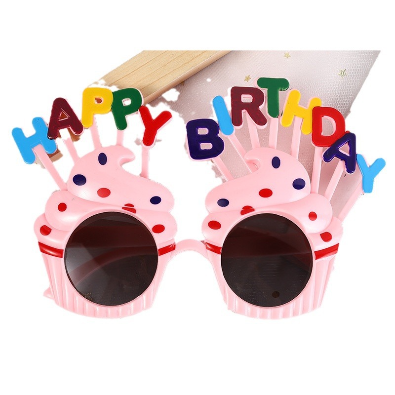 Birthday glasses Little Red Riding Book with Internet Red Funny Photographs Children's Party Decorations Cake Modeling Glasses Wholesale