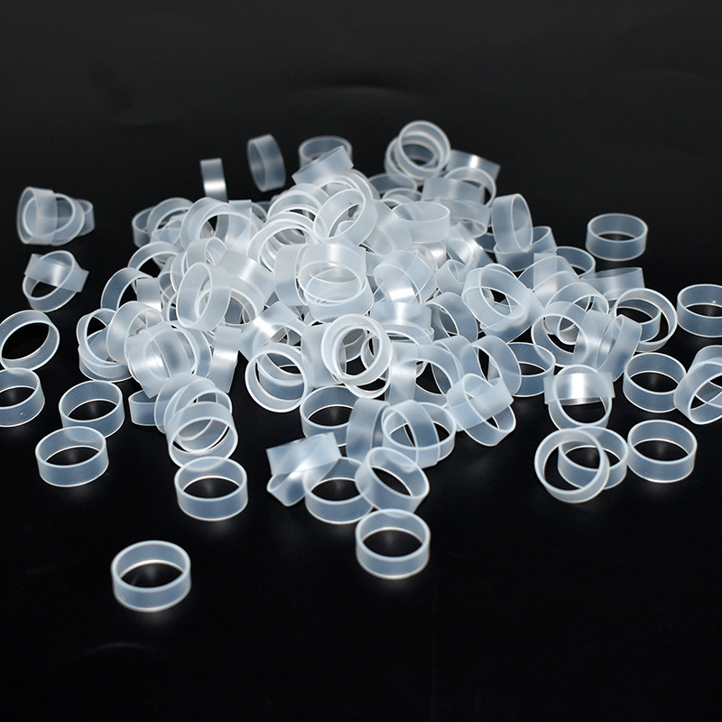 Supply environmentally friendly transparent binding coil silicone binding data line earphone line power cord binding coil