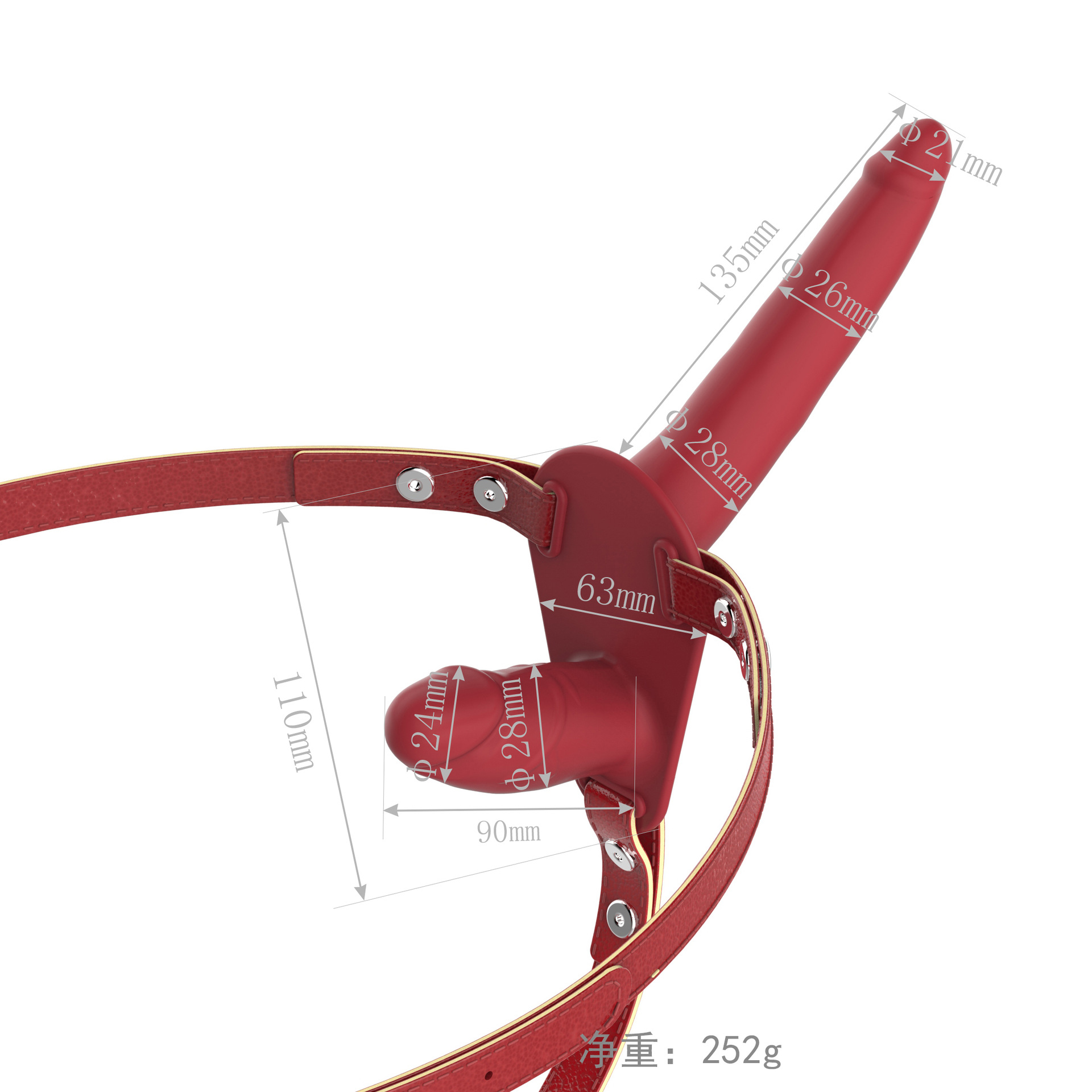 Silicone Wearing Leather Pants Den Girls' Lala Sex Wearing Simulation Den Adult Products Cross-border AliExpress Increases