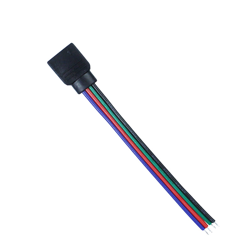 RGB light bar 4p female pin sheath line 4p male pin sheath line rgb single head line light bar connecting line