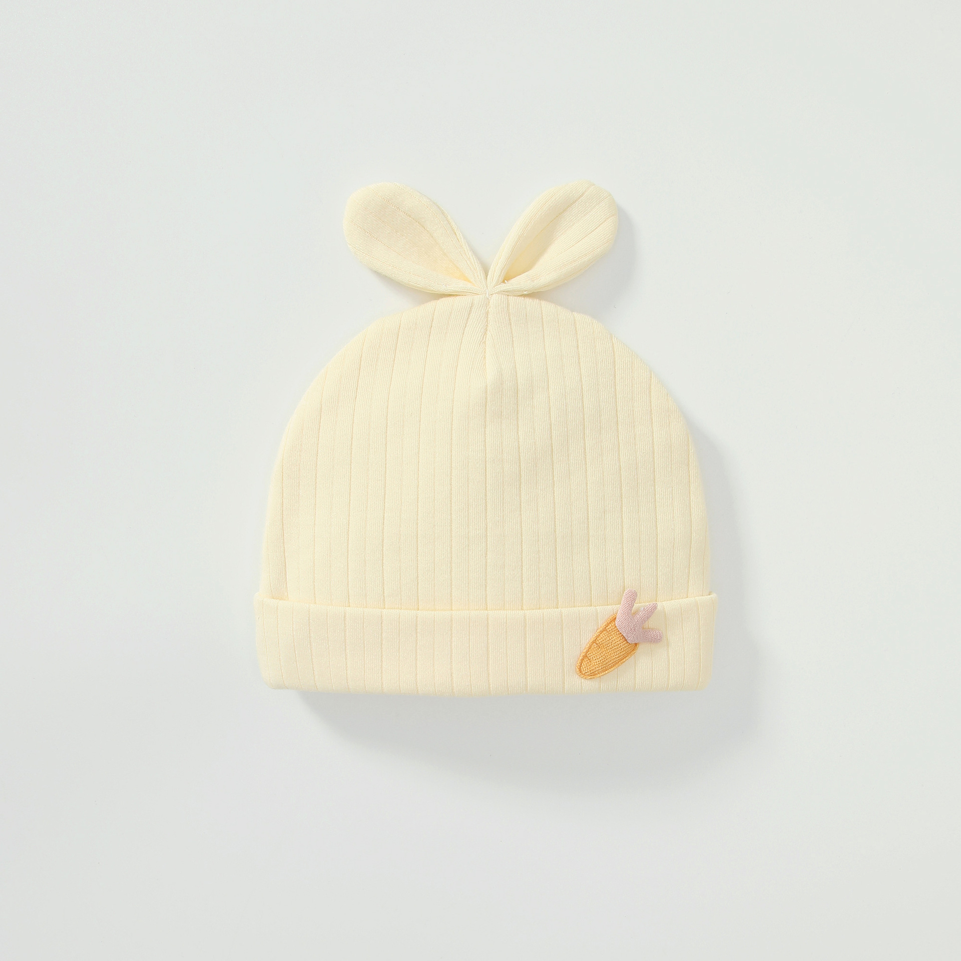 2022 baby hat autumn and winter New Double Layer 0-3 months velvet cotton windproof warm hat newborn baby fetal hat
