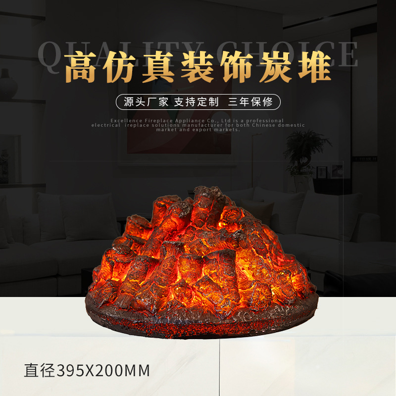 Европейское отопительное настенное украшение, угольный отельный бар, гостиная с электронным имитационным камином