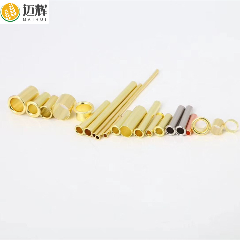 H65H62H59 brass tube thin wall capillary furniture copper sleeve precision cutting processing custom surface treatment
