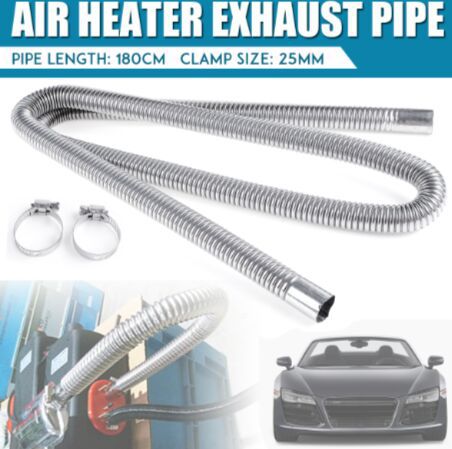 3 m long parking heater exhaust pipe air heater exhaust pipe 2.5cm25mm caliber length can be