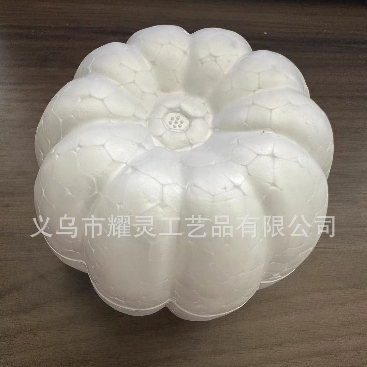 Foam Pumpkin Factory Directly Supply Halloween Styrofoam 8CM Pumpkin Ghost Festival Decoration Props White Billet Graffiti