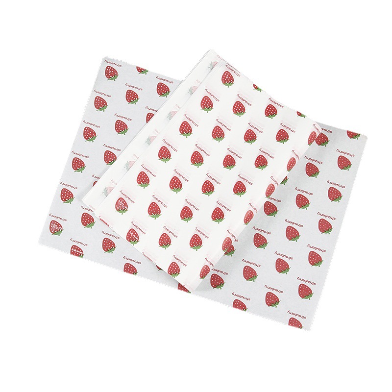 Wholesale Disposable Sandwich Wrapping Paper Food Burger Greaseproof Paper Chicken Roll Coated Paper Dinner Plate Pad Paper Wax Paper