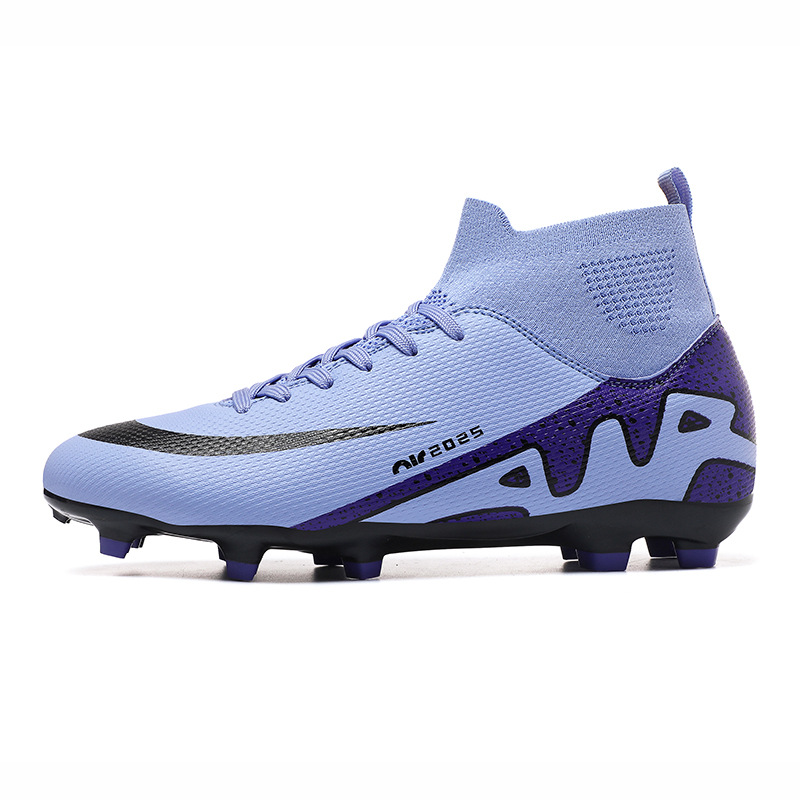 Cross-border New High-top Football Shoes for Men and Women AG Spike Competition Teenagers, Primary and Middle School Students Children's Broken Nail Training Shoes