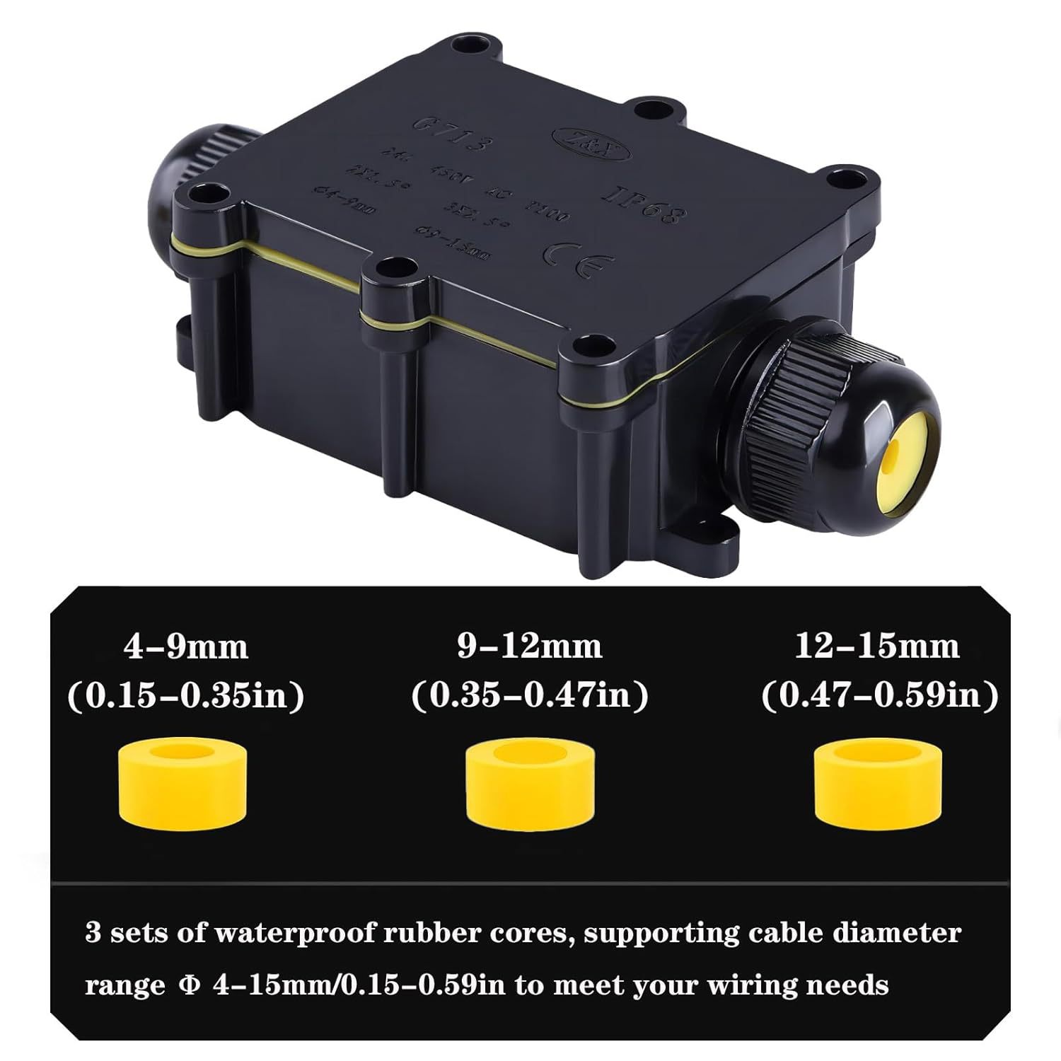 Klj Abzweigdose Ip68 Wasserdicht，Anschlussdose Wasserdichte