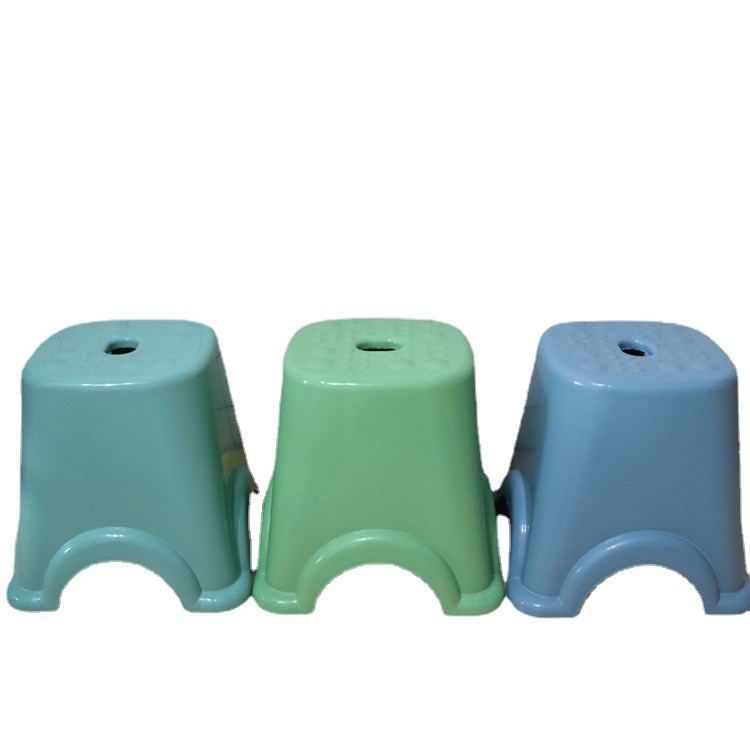 in stock Wholesale Thickened Plastic Massage Stool Household Shoe Changing Stool Low Stool Plastic Bathroom Stool Printable LOGO