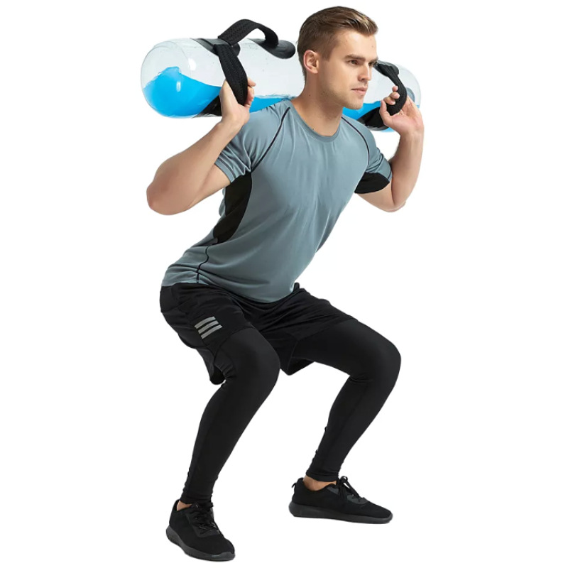 Water Vapor-in-one Dumbbell Transparent Water Bag Transparent Water Dumbbell Transparent Fitness Water Bag Training Water Bag Fitness Equipment
