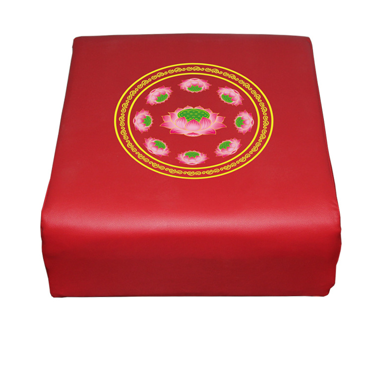 Kneeling Pad Kowtow Kneeling Stool Household Lotus Cushion Solid Wood Meditation Pad Futon Floor Mat Solid Wood