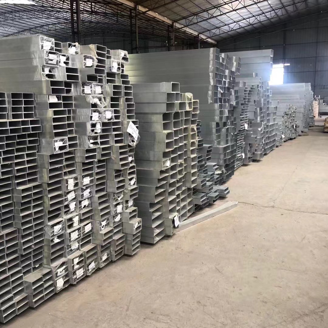 6061 Aluminum Alloy Square Tube Manufacturer Electrophoretic Oxidation Drawing 6063 Rectangular Aluminum Tube Processing Profile Aluminum Square Tube