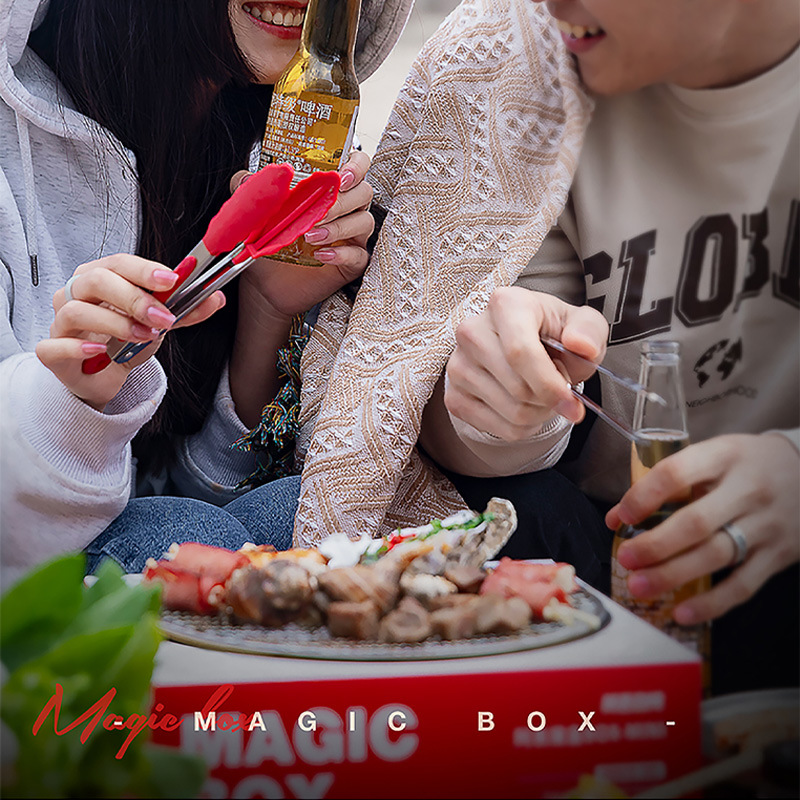 Yunlei Disposable Barbecue Grill Camping Outdoor Picnic Barbecue Grill Tea Stove Charcoal Grill Fruit Charcoal