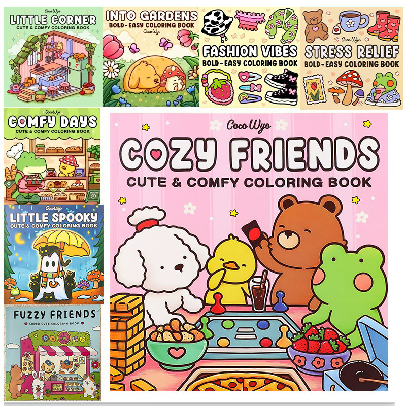 Кросс-культурная раскраска в наличии для взрослых и подростков, книга с теплыми сценами, милая и комфортная раскраска