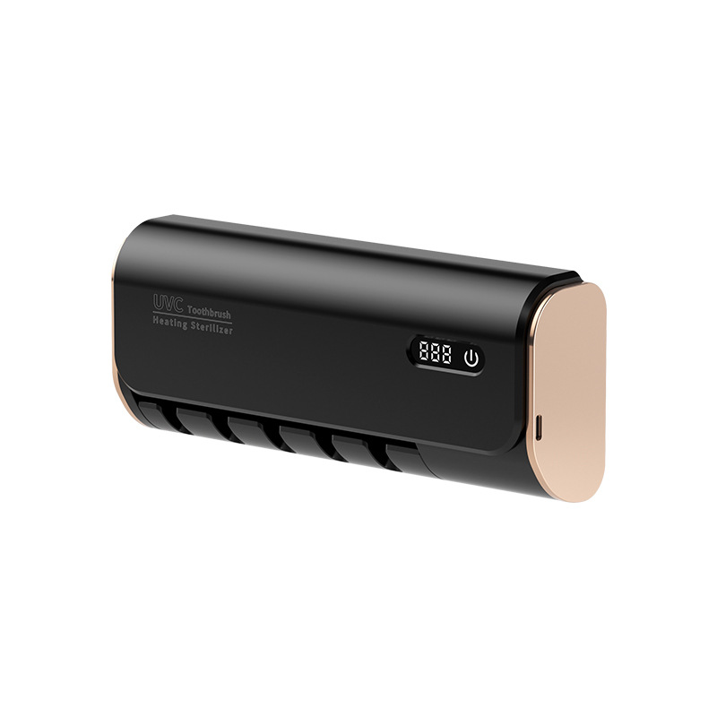 Smart Sterilizing Toothbrush Sterilizer Wall-Mounted Electric Toothbrush Disinfection Box Punch-Free Ultraviolet Sterilizing Toothbrush Holder