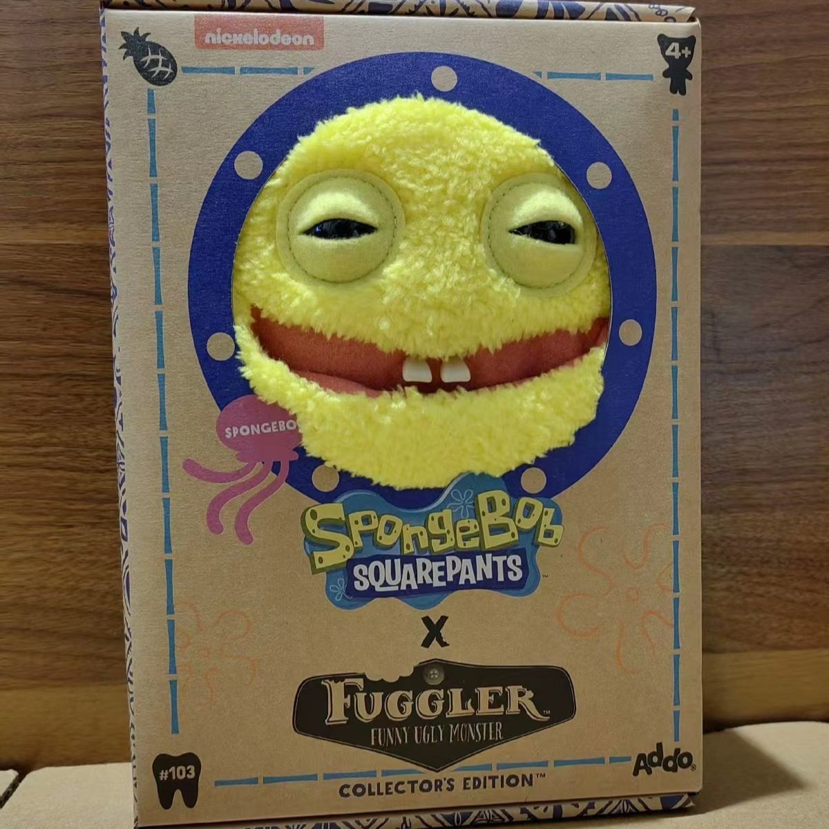 Fuggler Spongebob Squarepants Big Star Mutated Ugly Funny Gift Doll Creative Teeth Monster Doll