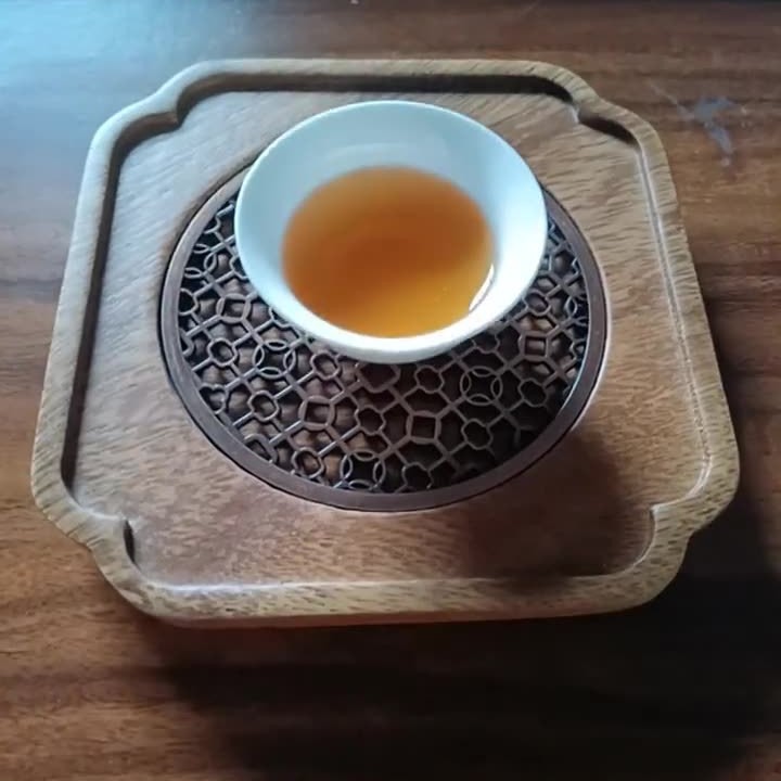 Taofang Baonan American Walnut Dry Infusion Table Pot with Solid Wood Tea Tray Water Storage Pot Pad Small Water Storage Coaster