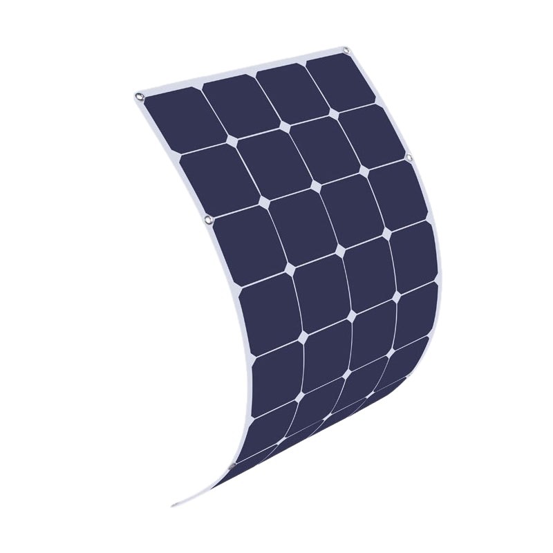100W Solar Flexible Panel Rv Electric Vehicle Roof Modification Power Generation Semi-Flexible Solar Panel