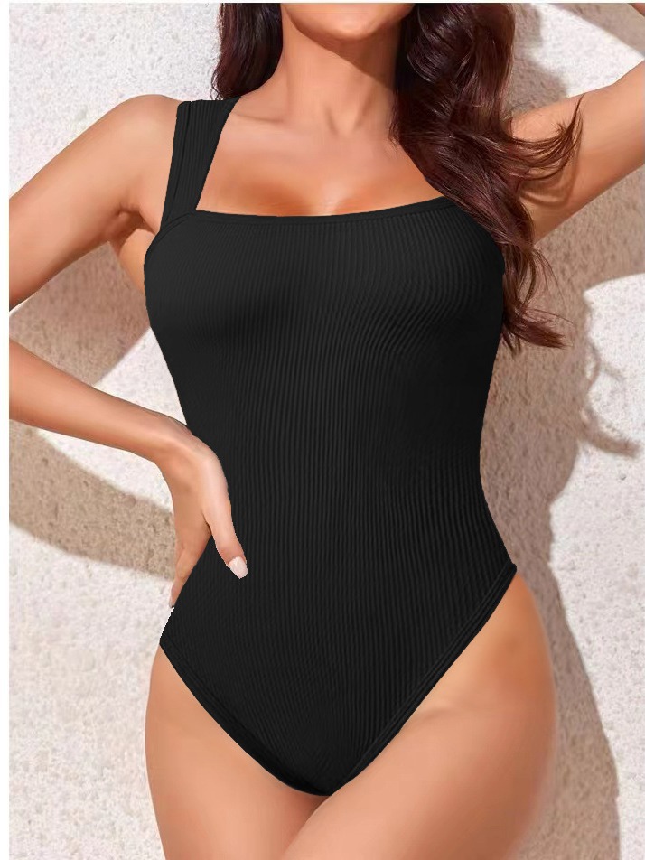 Кросс-бордерный европейский и американский новый сексуальный рибанный безрукавный комбинезон, высокоэластичный, поднимающий живот, облегающий