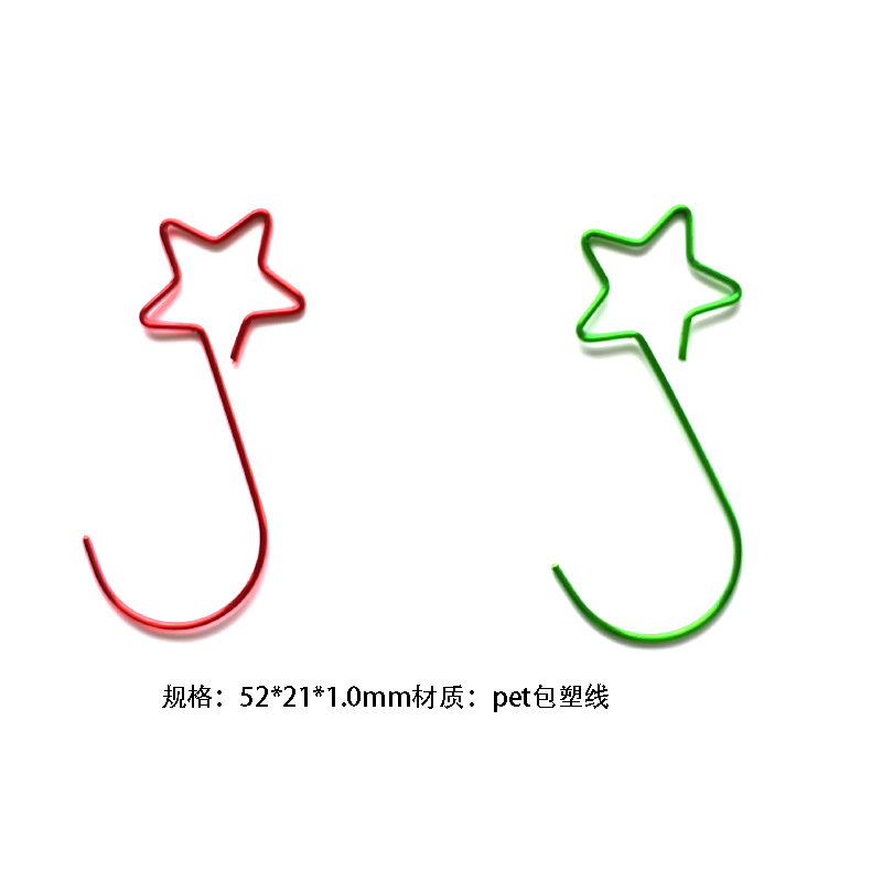 New Star Christmas Hook Custom Color Hook Jewelry Hook Color Hook Creative Hook Cute Jewelry Hook